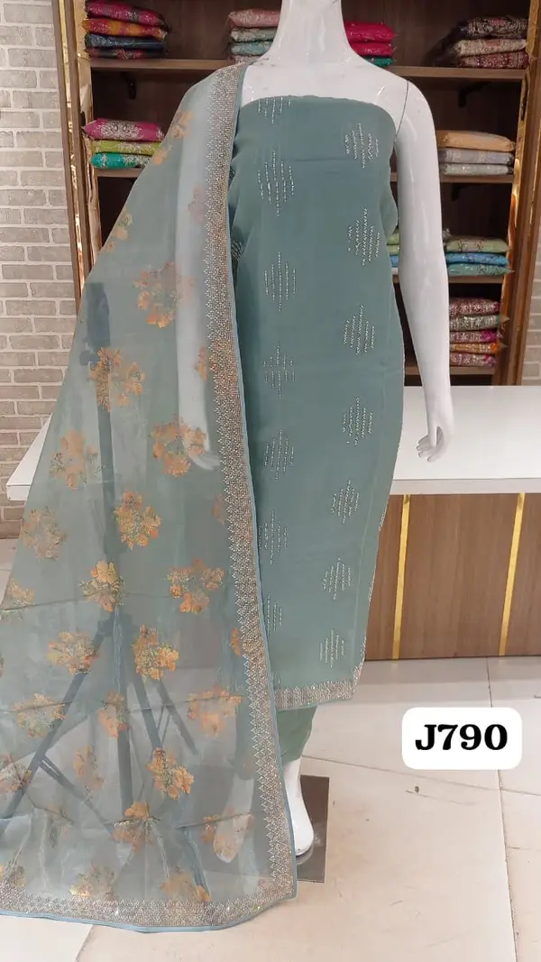 Pure organza silk party wear collection