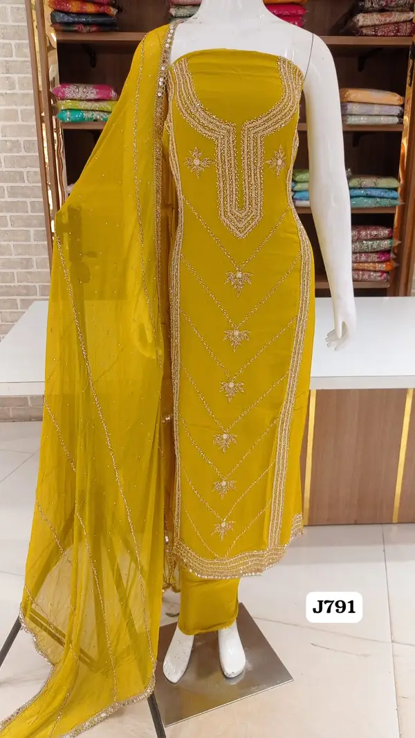 Pure soft organza party wear collection