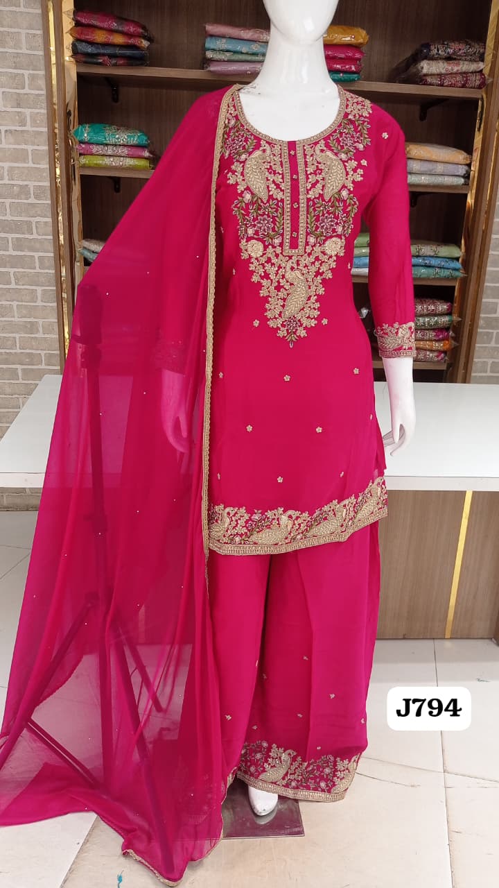 Launching new party wear collection of ready made suits