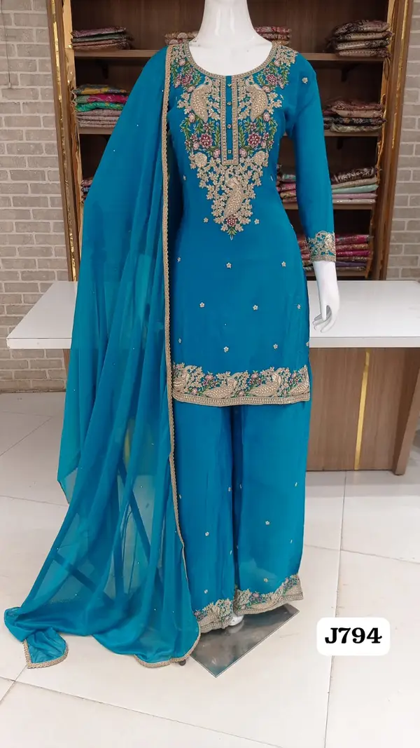 Launching new party wear collection of ready made suits