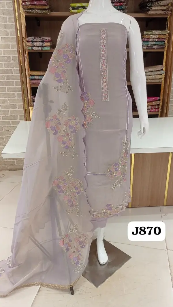Pure soft shimmer silk beautiful party wear collection