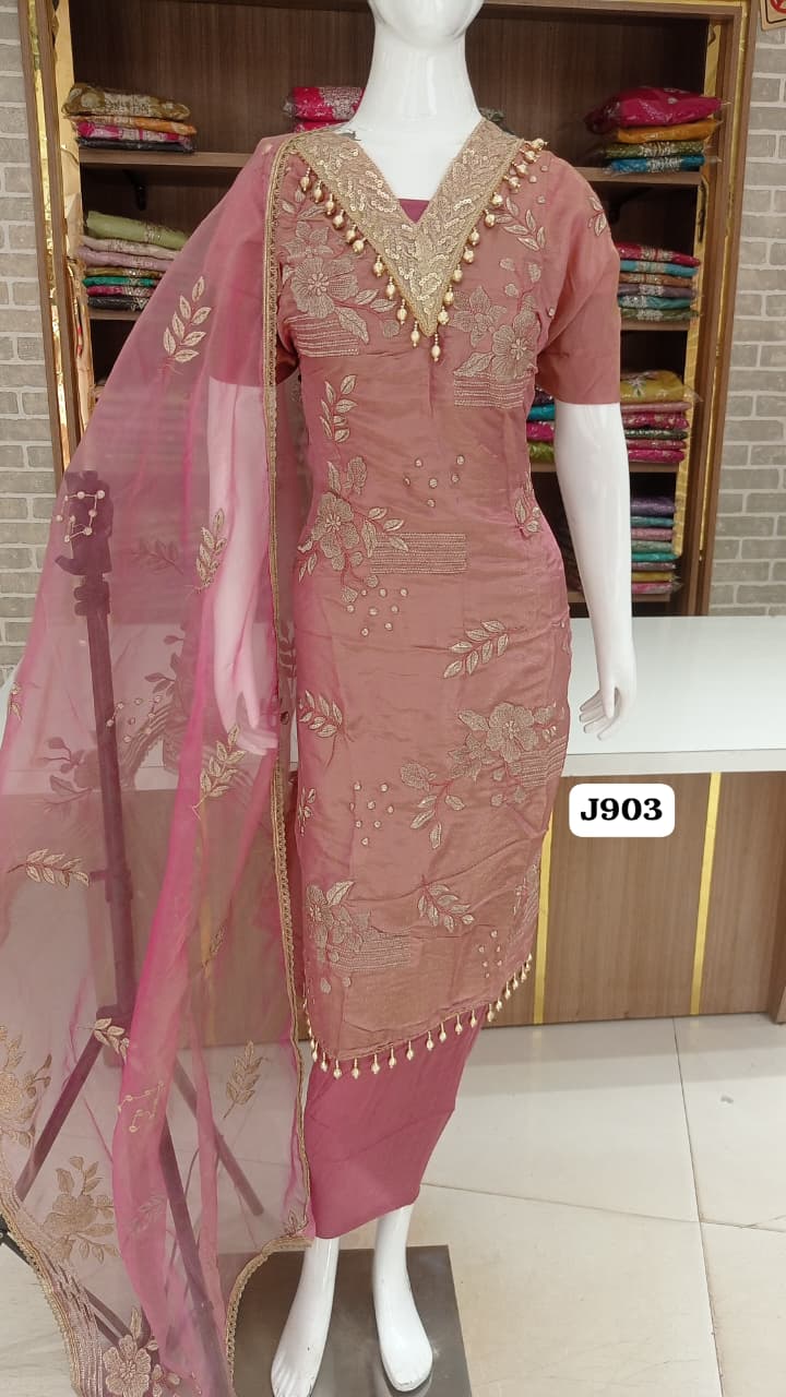 soft shimmer silk party wear collection 
