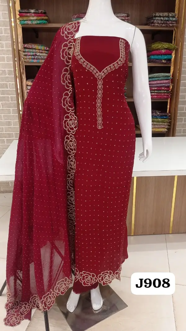 Soft silk party wEar beautiful  collection  with saworksi work