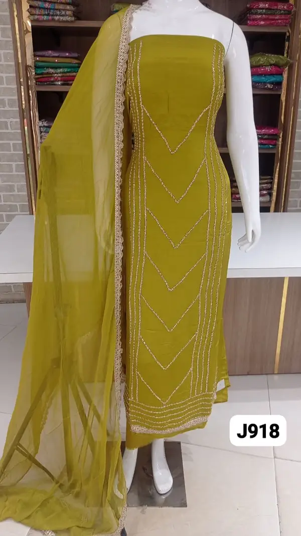 Soft silk party wear collection with beautifull full 