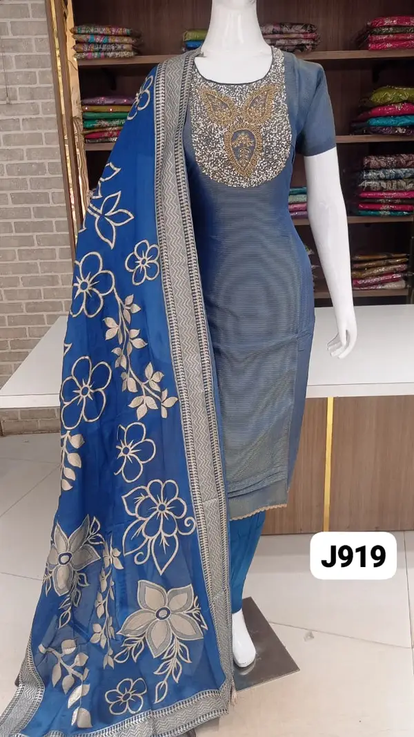  Soft silk party wear collection semi stitched 