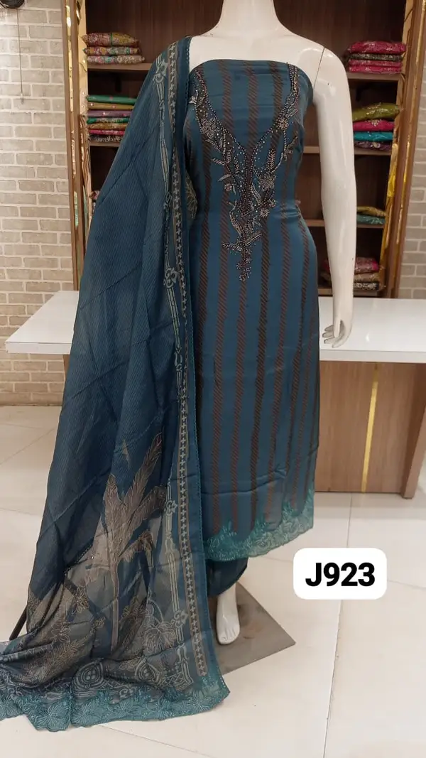 Pure silk party wear collection of premium suits 