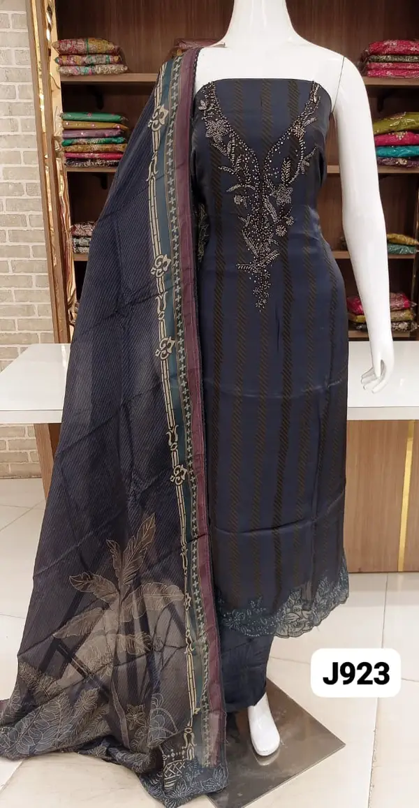 Pure silk party wear collection of premium suits 