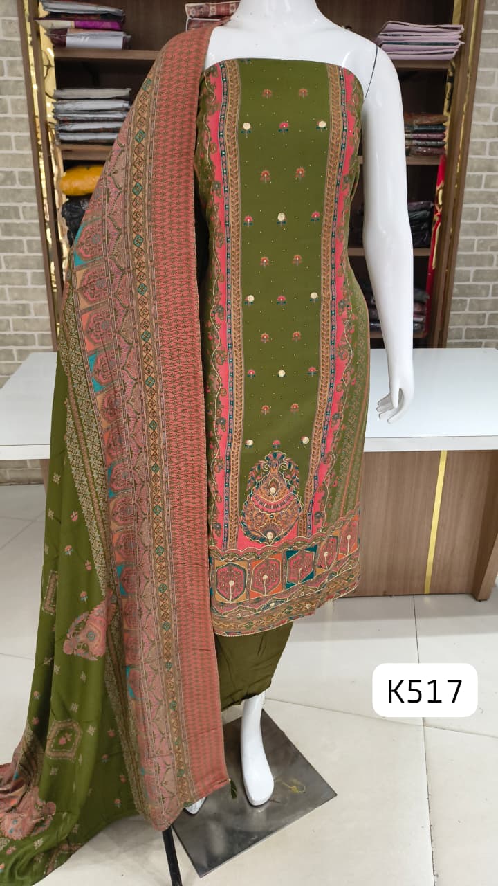 Woolen unstitched suits