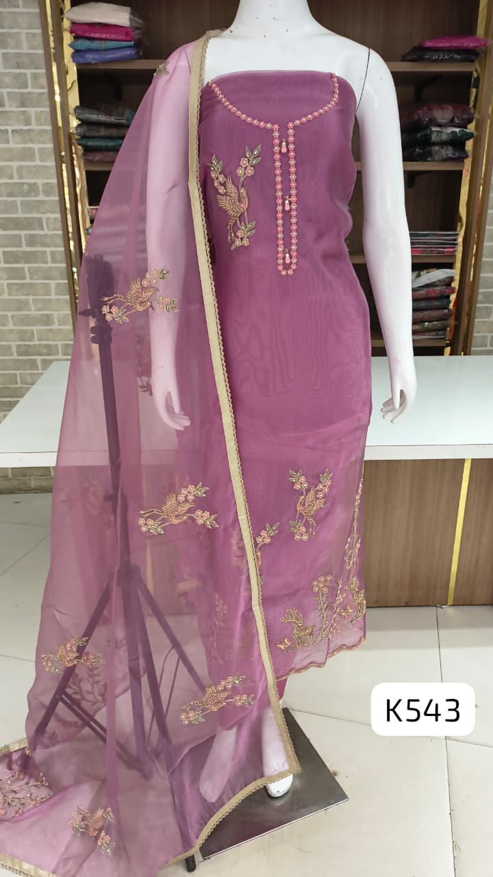 Soft silk party wear suits 