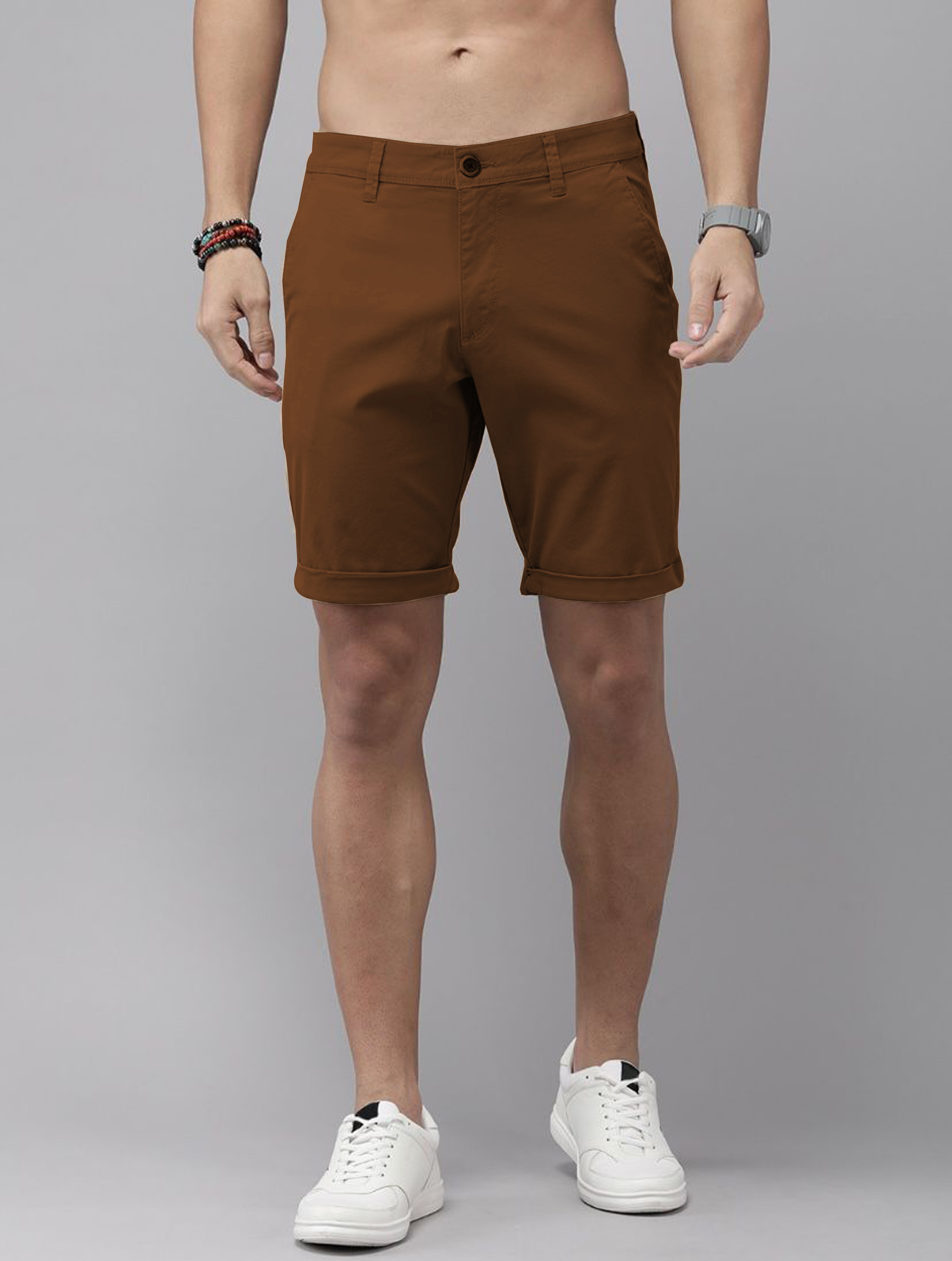 Khaki Chino Shorts for Mens