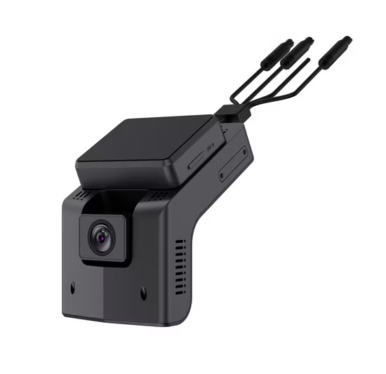 FETACA® M40 AI 3-Channel Dashcam – 1080P Front, Rear & Inside Car Camera with Dual Lens System