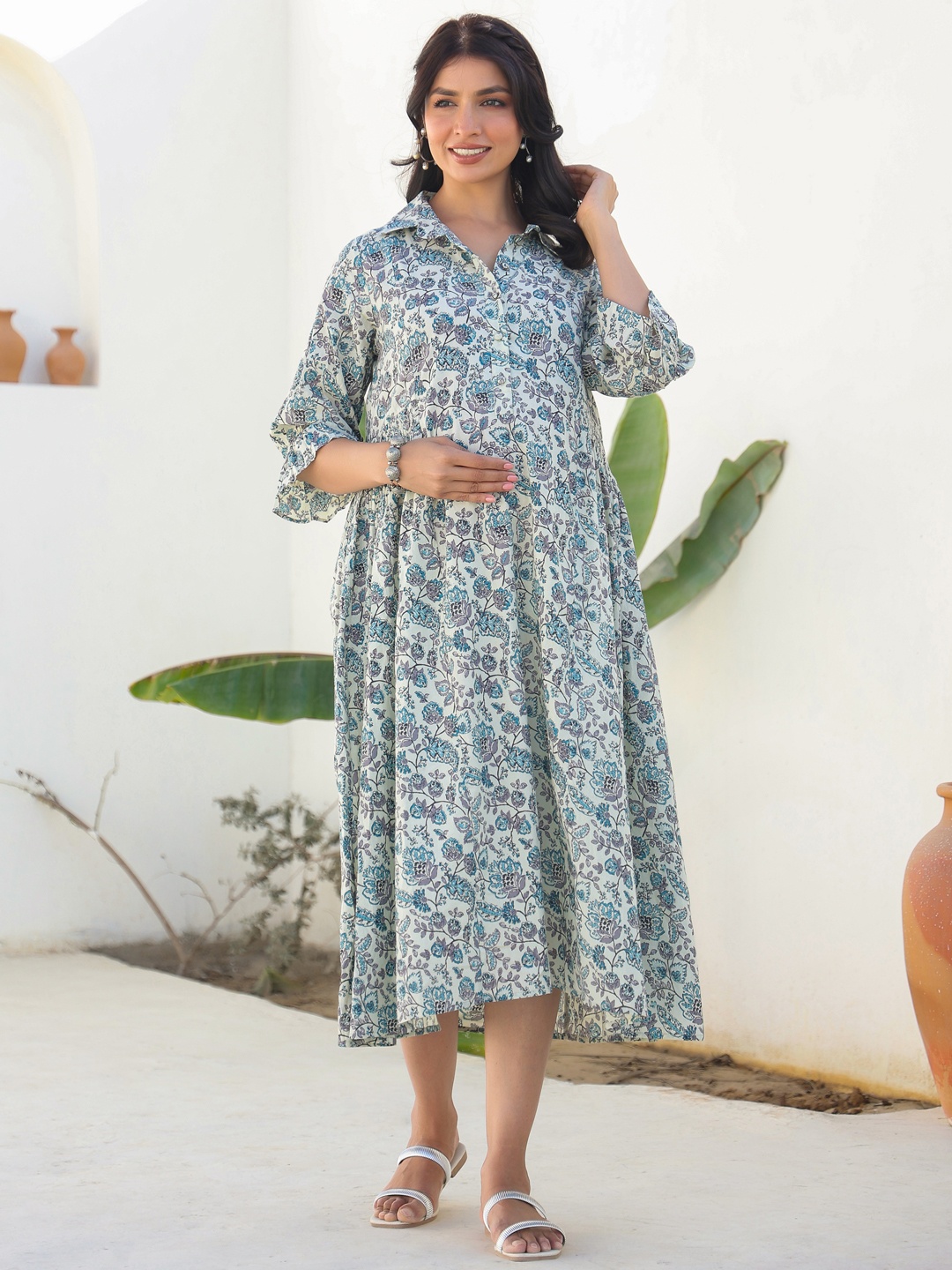Maternity Cotton Dress