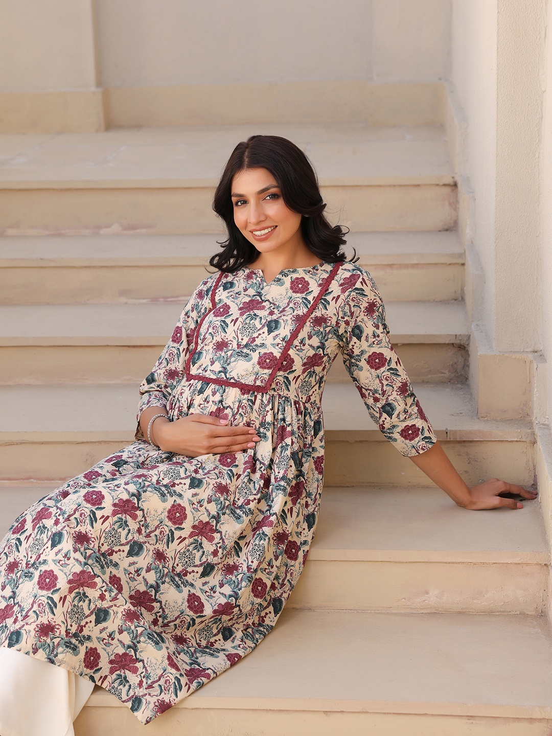 Maternity Cotton Kurta