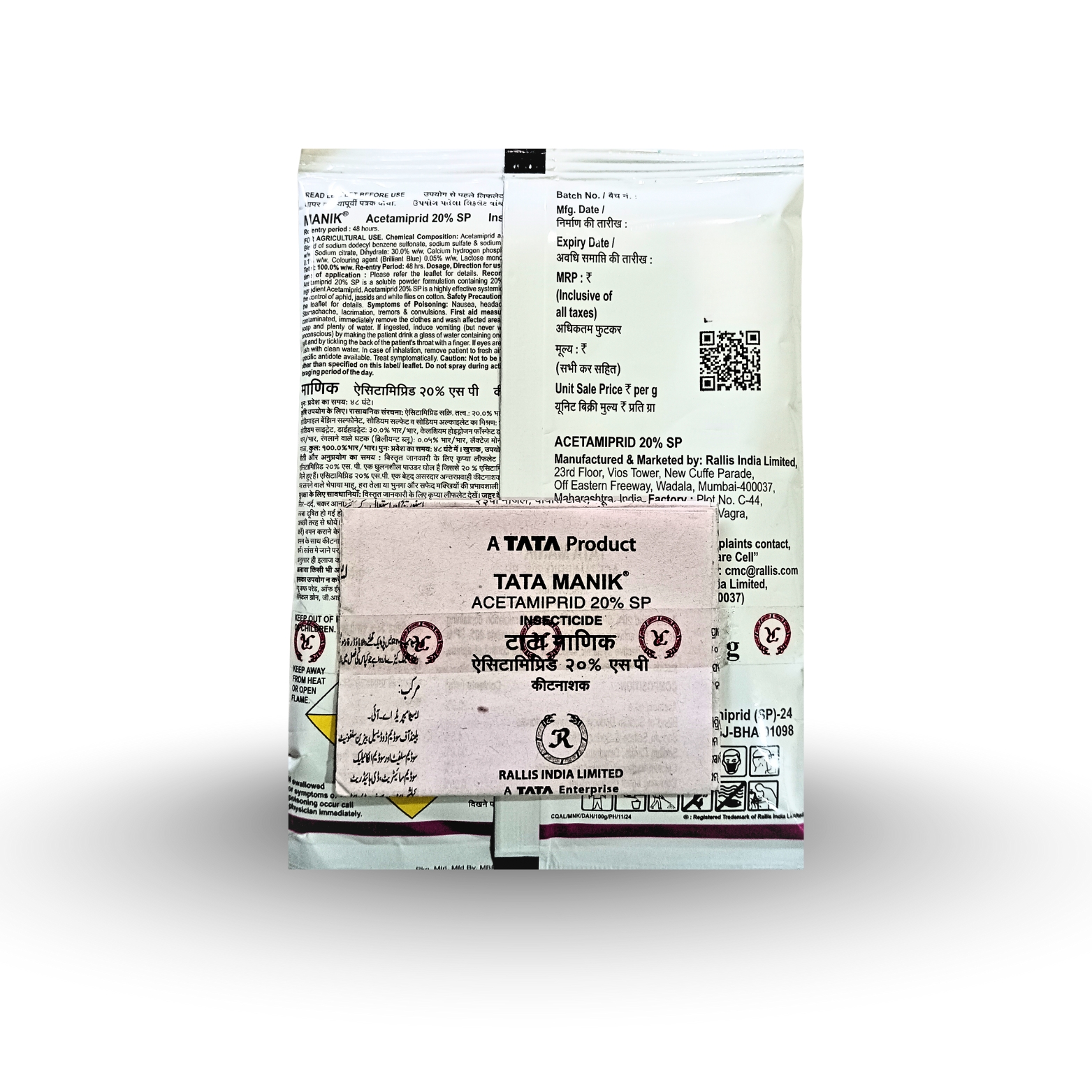 Tata Manik Insecticide (Acetamiprid 20% SP)