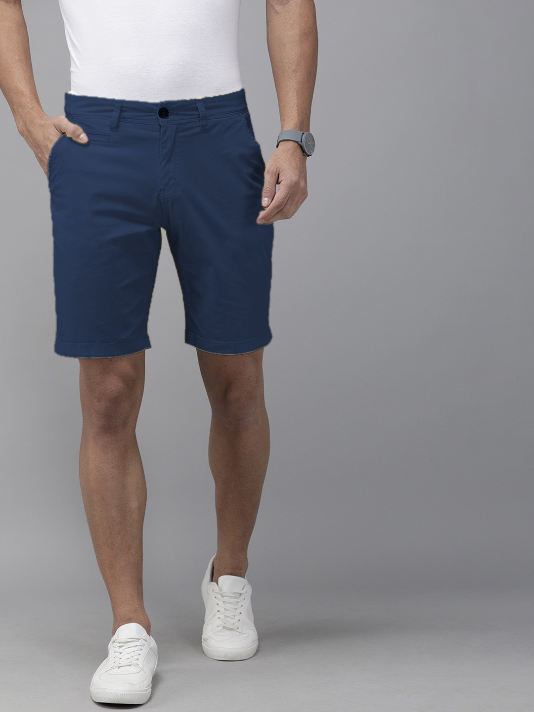 Blue Chino Shorts for Mens