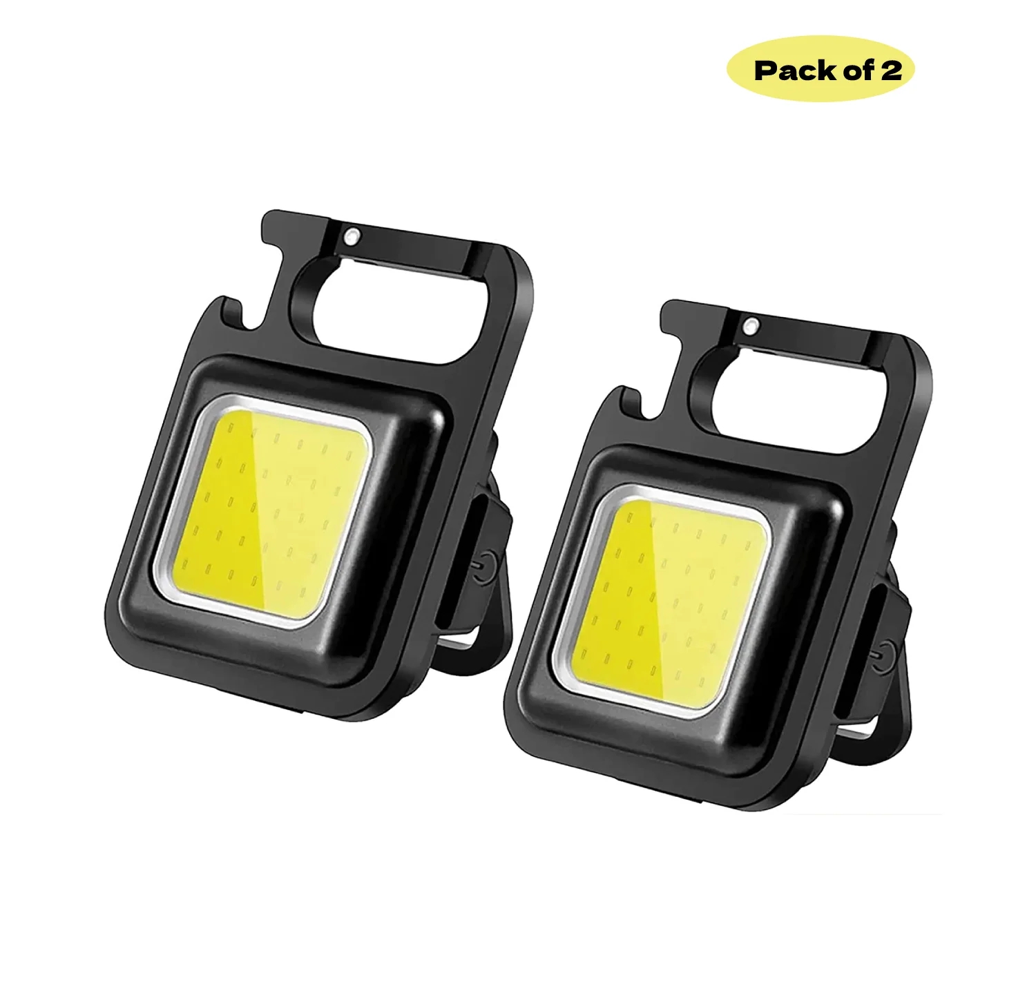 Rechargeable Mini Flashlights 1000 Lumen -COB/ Keychain/Bottle Opener/Waterproof