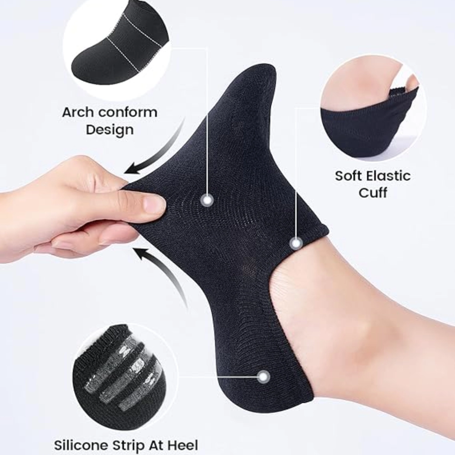 Lord Walker No-Show Socks — Invisible Everyday Comfort (Code -35000)