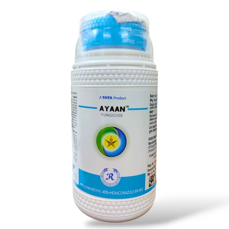 Tata Ayaan Fungicide ( Kresoxim methyl 40% + Hexaconazole 8% WG )