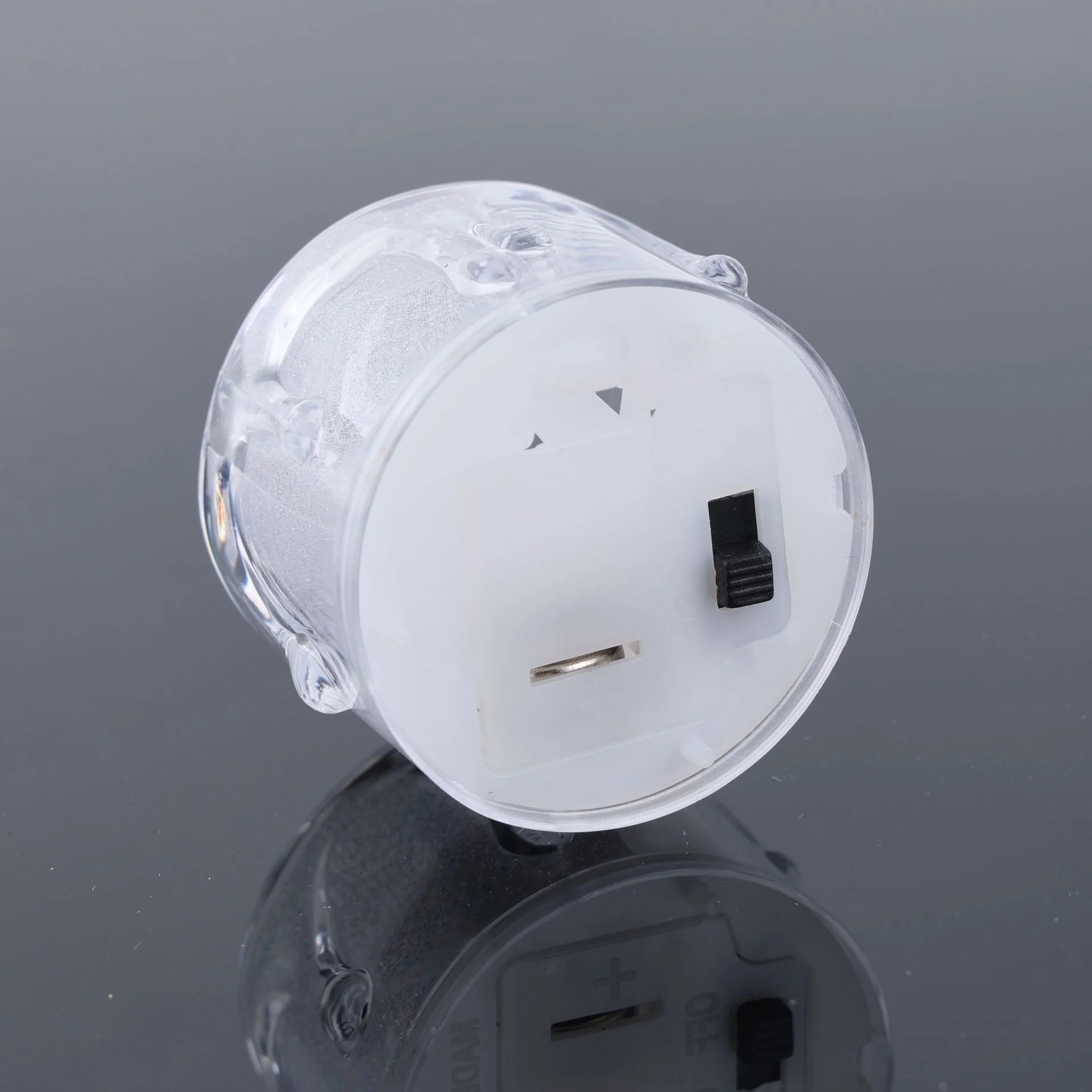 LED Tea Lights Candle (Diwali Diya) – Flameless, Crystal Design, Battery-Operated-12 Pcs