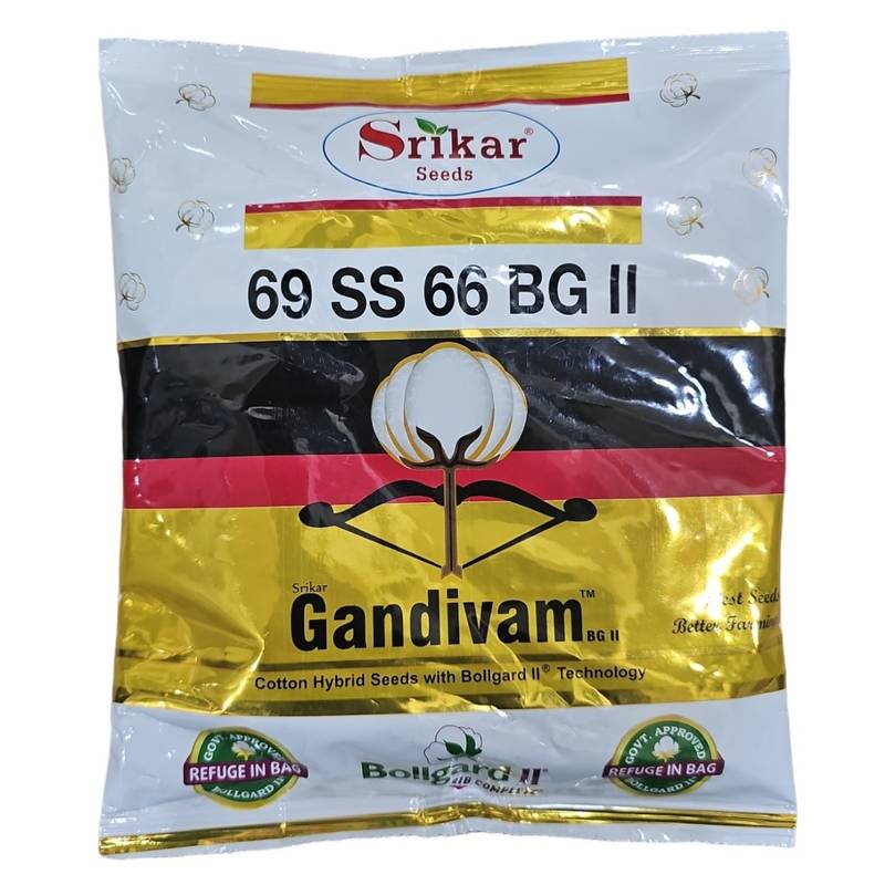 Srikar Seeds Gandivam BG2 (Cotton Seeds)