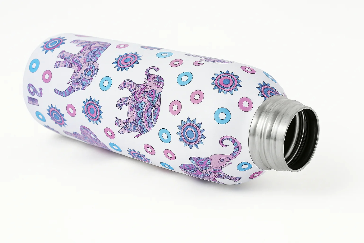 LA' FORTE Premium Stainless Steel Bottle & 02 Tumbler Set ( Water Bottle X 1000 ml ; 02 Glasses X 250 ml each)