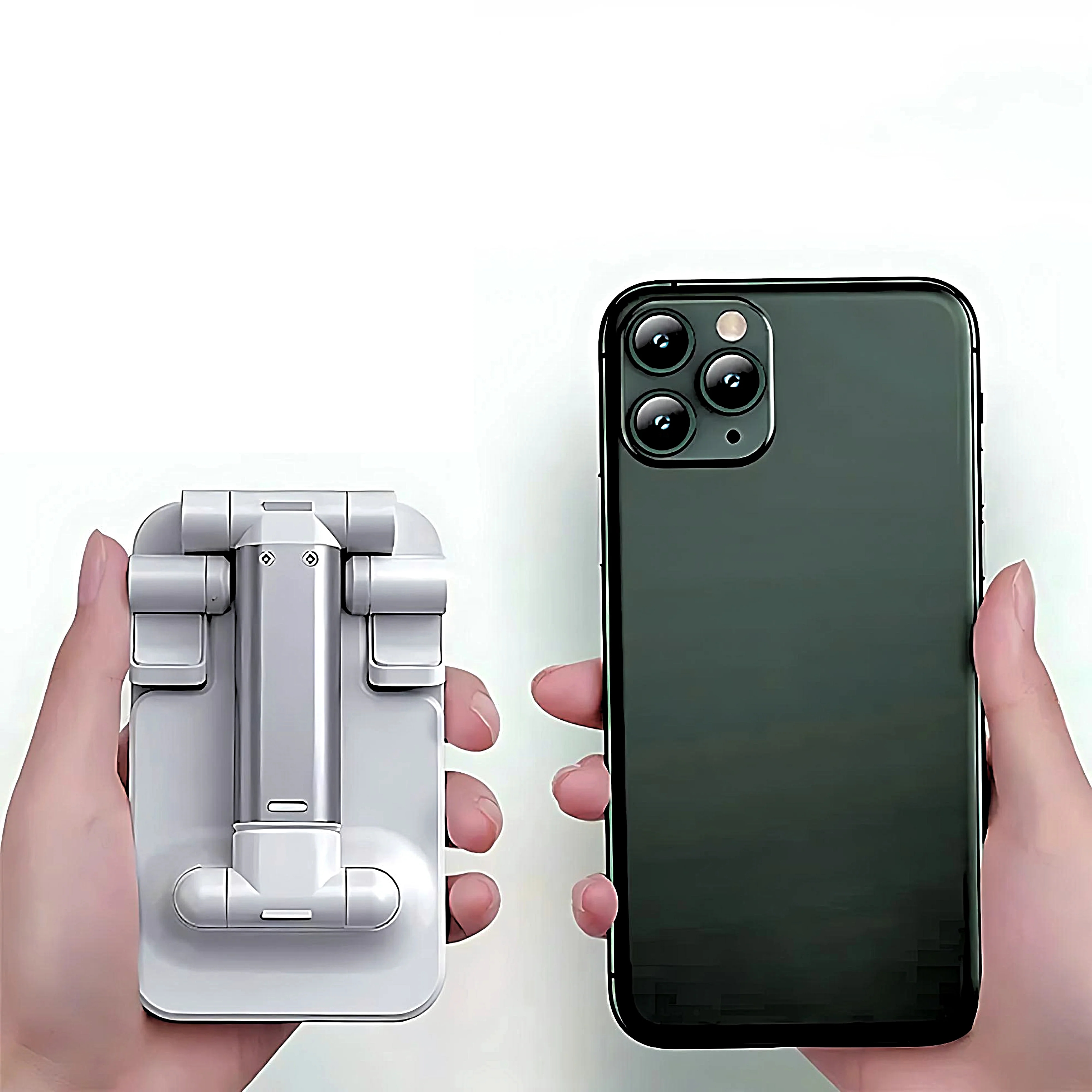 Mobile Phone Stand for Desk, Foldable Portable Adjustable