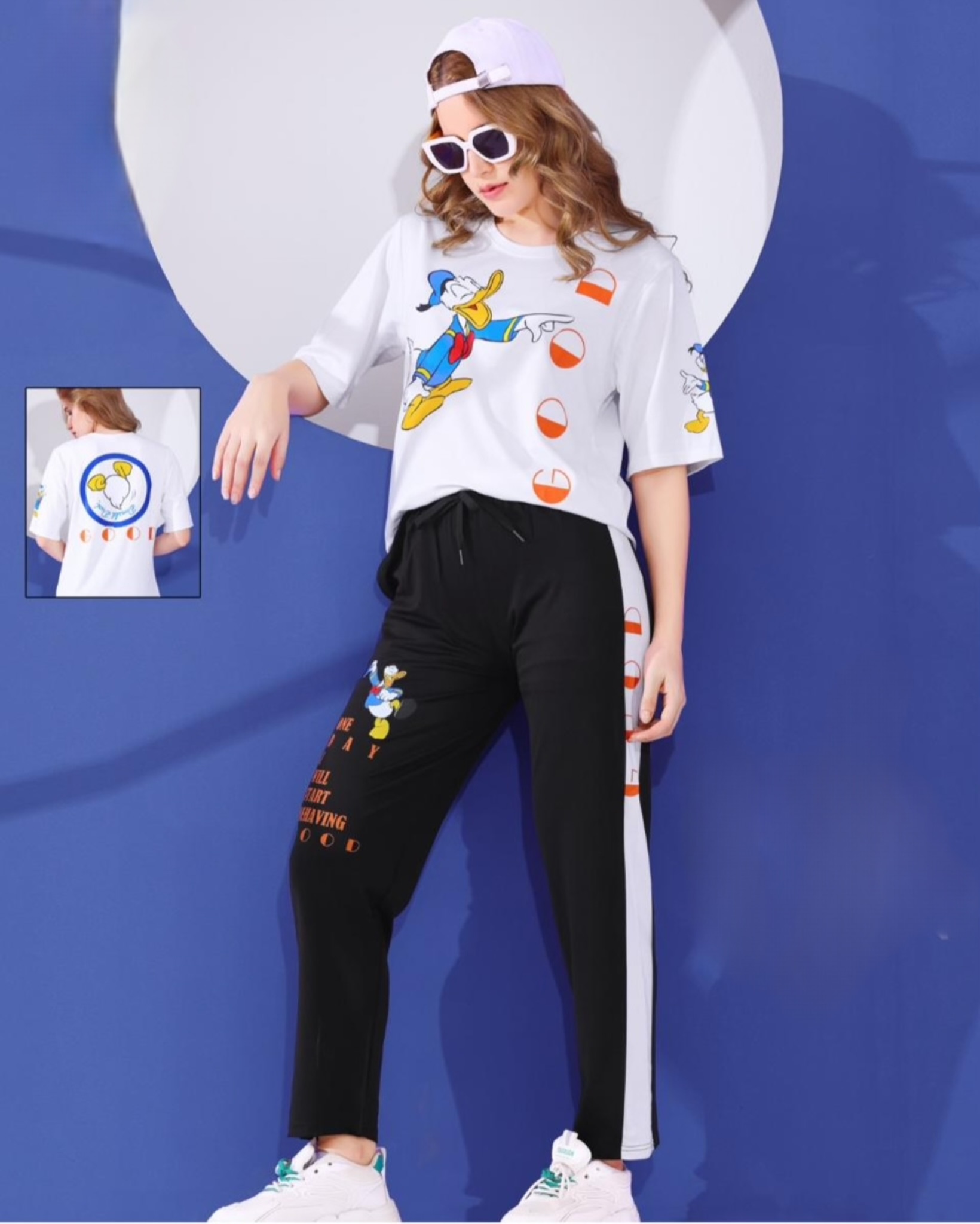 Donald Duck Cartoon Printed Co-Ord Set