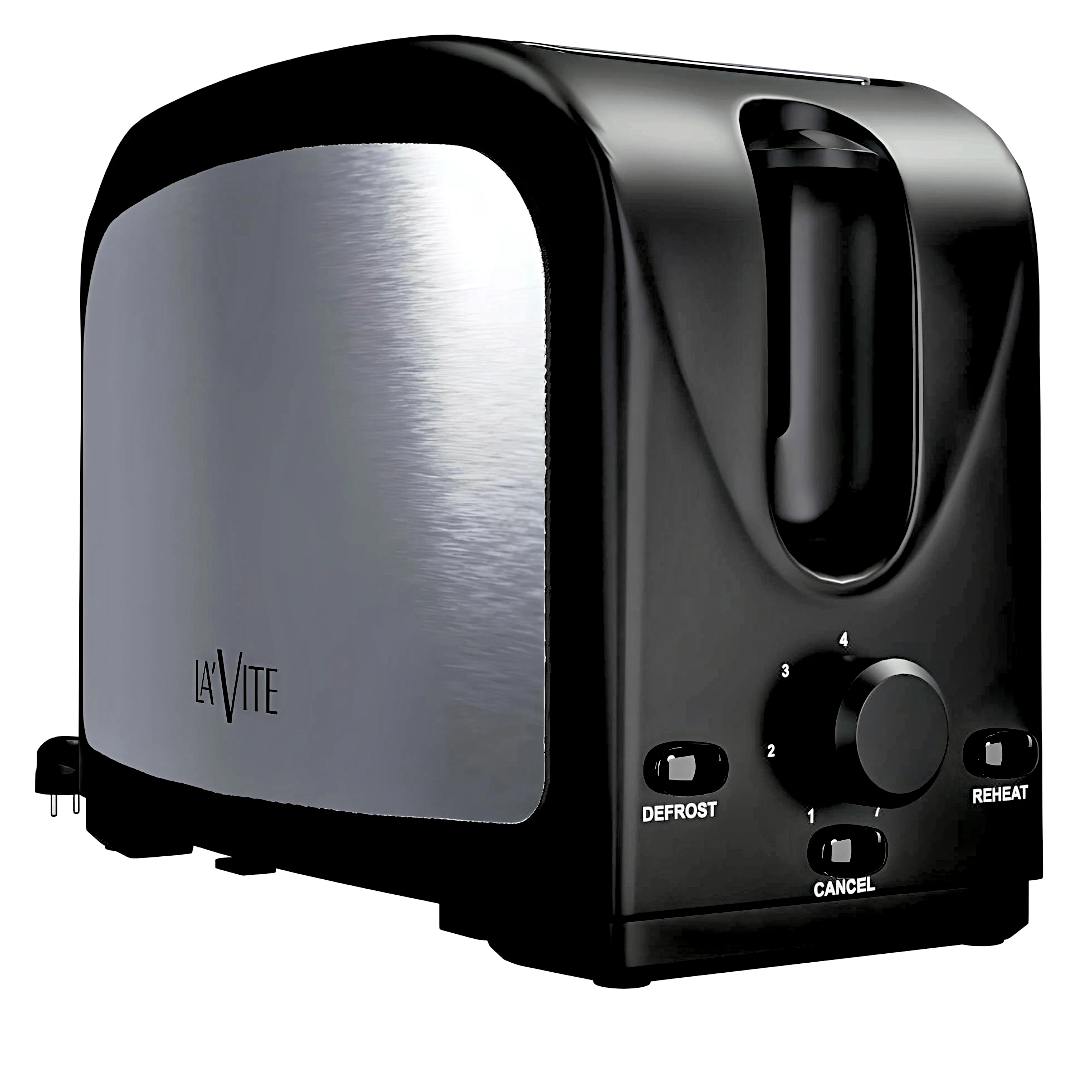 LA' FORTE POP UP Toaster - Stainless Steel - 7 Heat setting,(Refurbished)