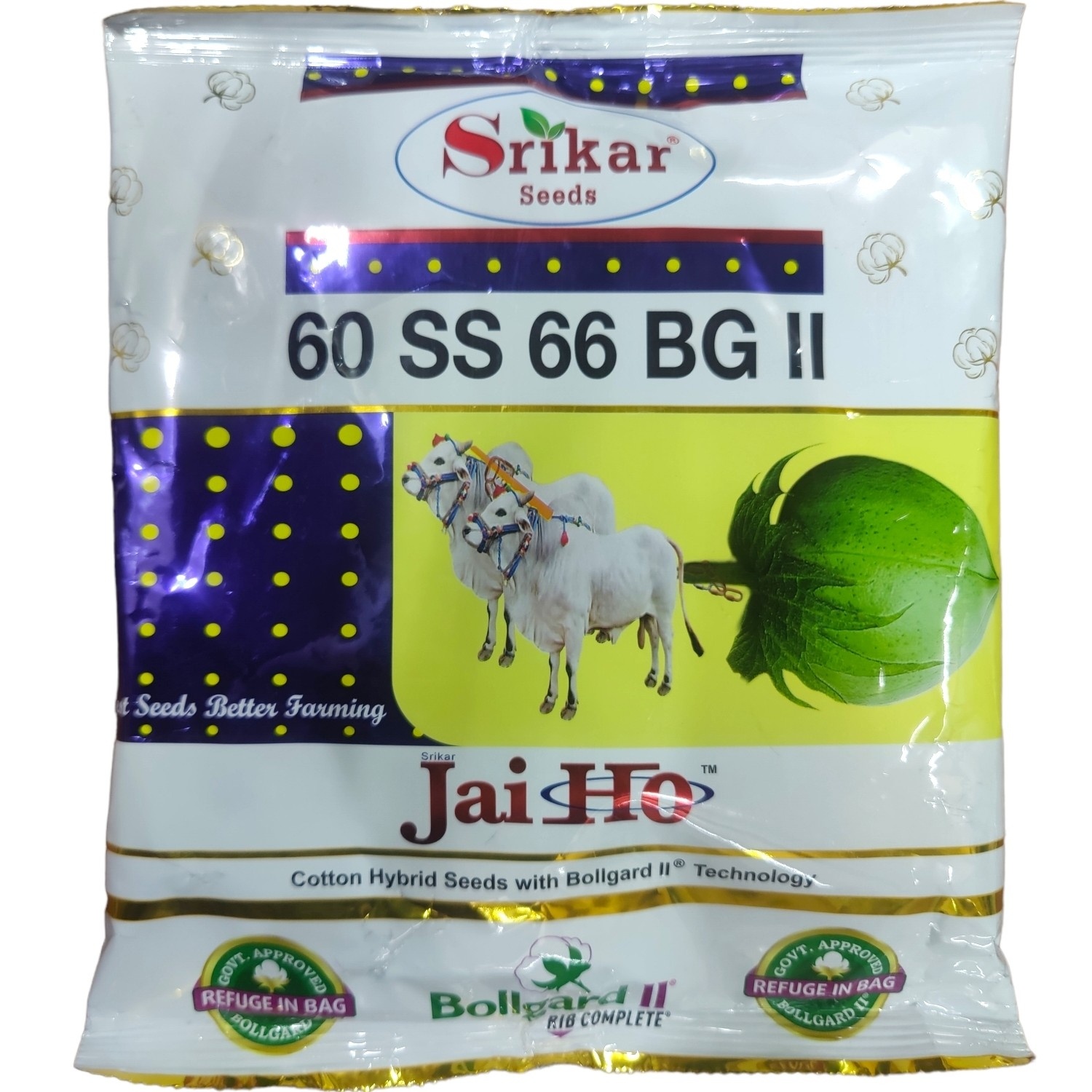 Srikar Seeds Jaiho BG2 ( Cotton Seeds)