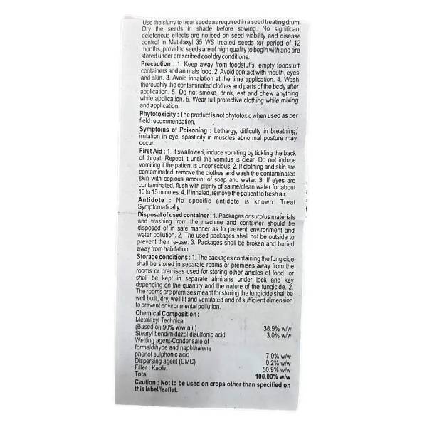 Tata Glazer Fungicide (Metalaxyl 35% WS)