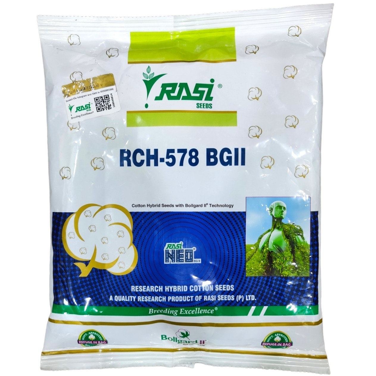 Rasi Neo ( Cotton Seeds ) RCH 578 BG2T
