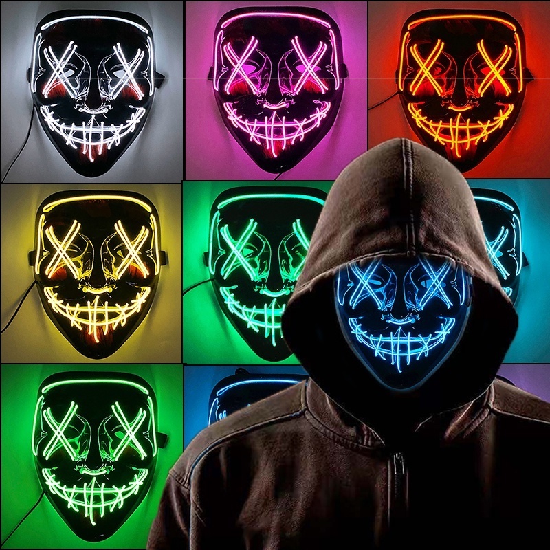 Led Neon Mask