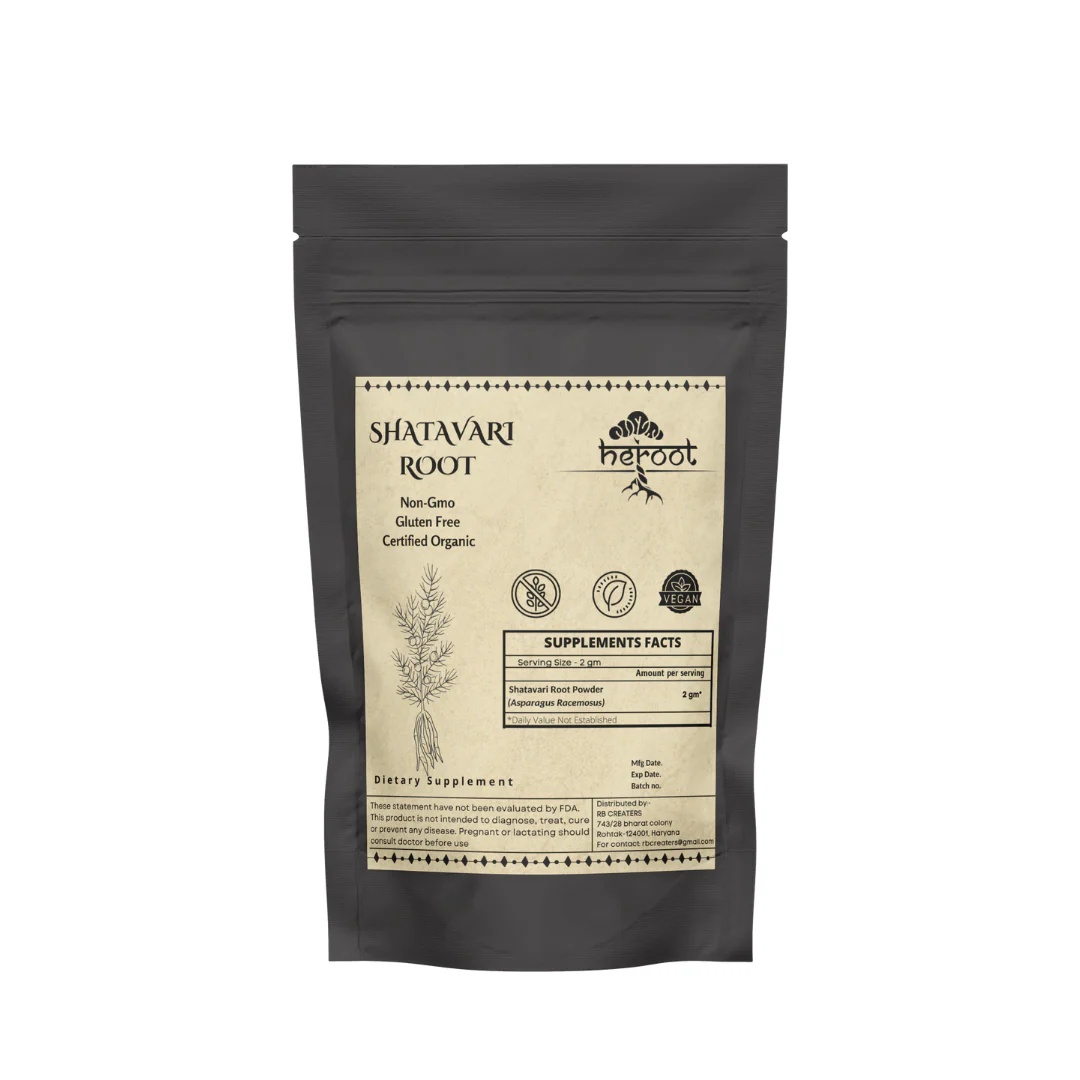 Organic Shatavari Root Powder (Asparagus Racemosus) - Supports Digestive Health