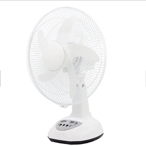 La'Forte Rechargeable Table Fan (14 Inches) with LED Light