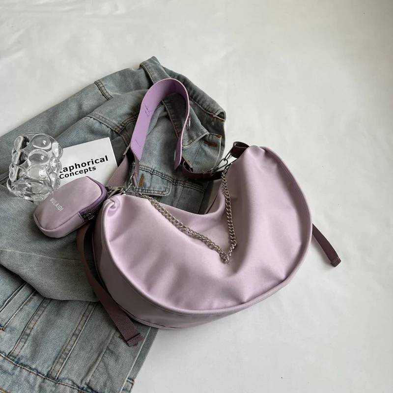 Howkly Hobo bag with nylon coin purse