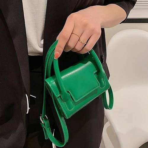 Howkly PU Leather Flap Mini Square Bag