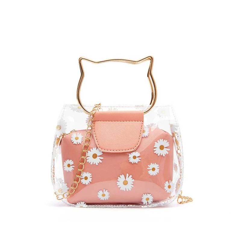 Howkly Cat Daisy Mini Crossbody Bags Girls