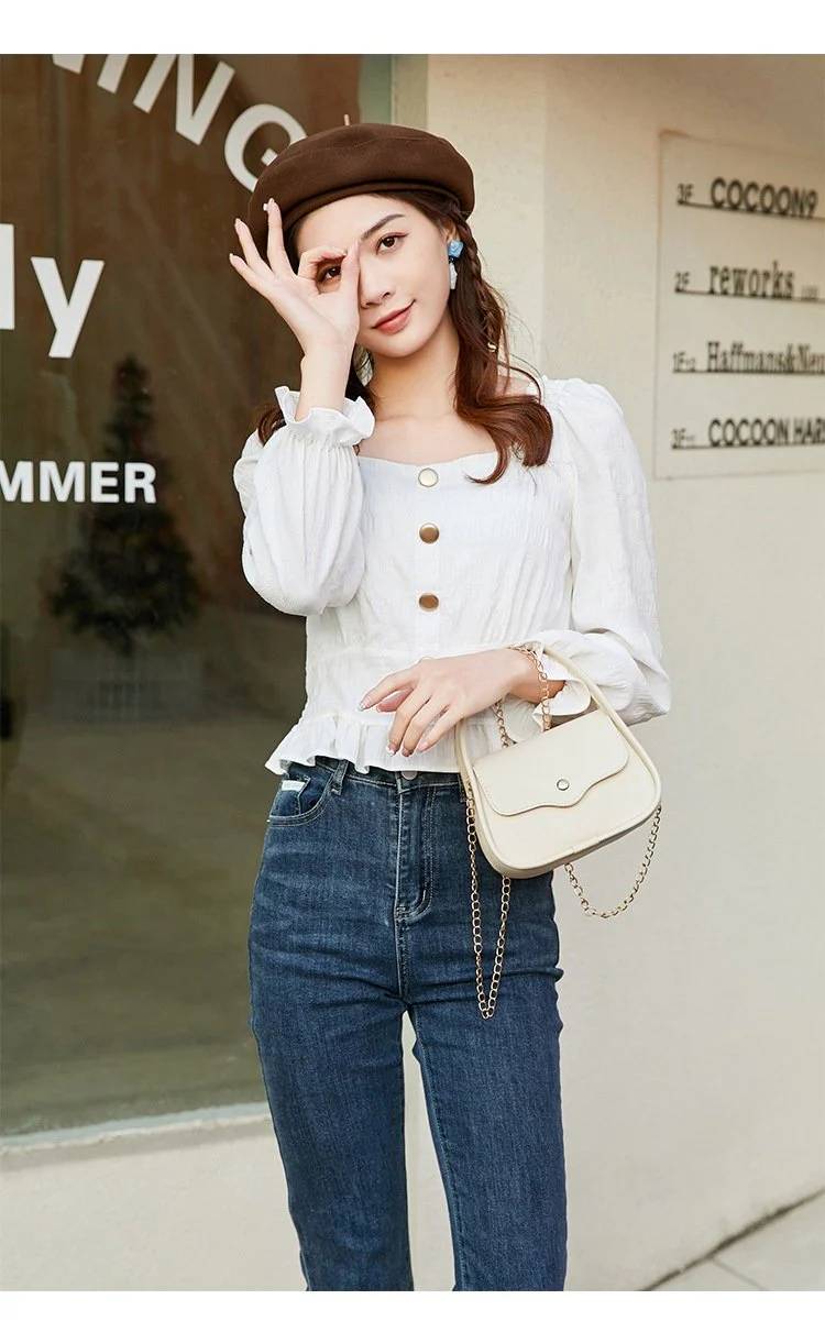 Howkly Snake Pattern Shell Bag 