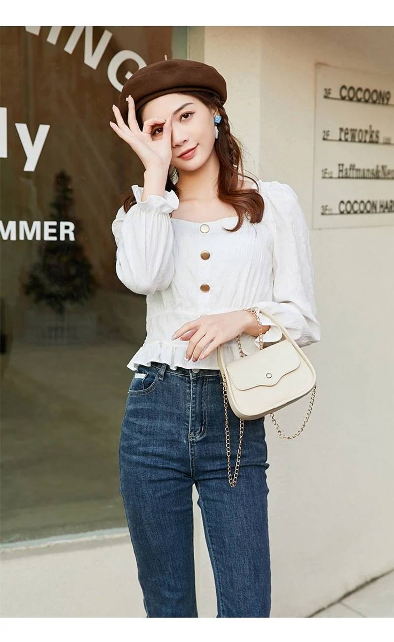 Howkly Snake Pattern Shell Bag 