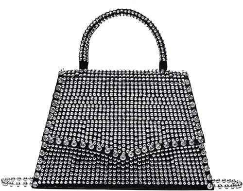 Howkly Crystal Rhinestone Handbag for Party