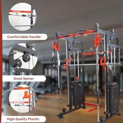 GYM24 FUNCTIONAL TRAINER WITH SMITH OLA PVC WEIGHT