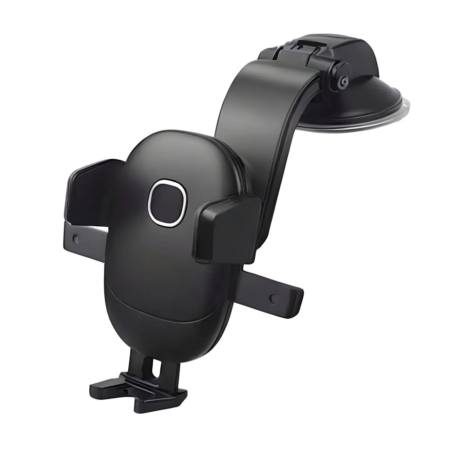 Flixx Car Mobile Holder, 360° Rotatable Phone Mount with Quick Release, One-Hand Operation & Scratch-Free Silicone Padding