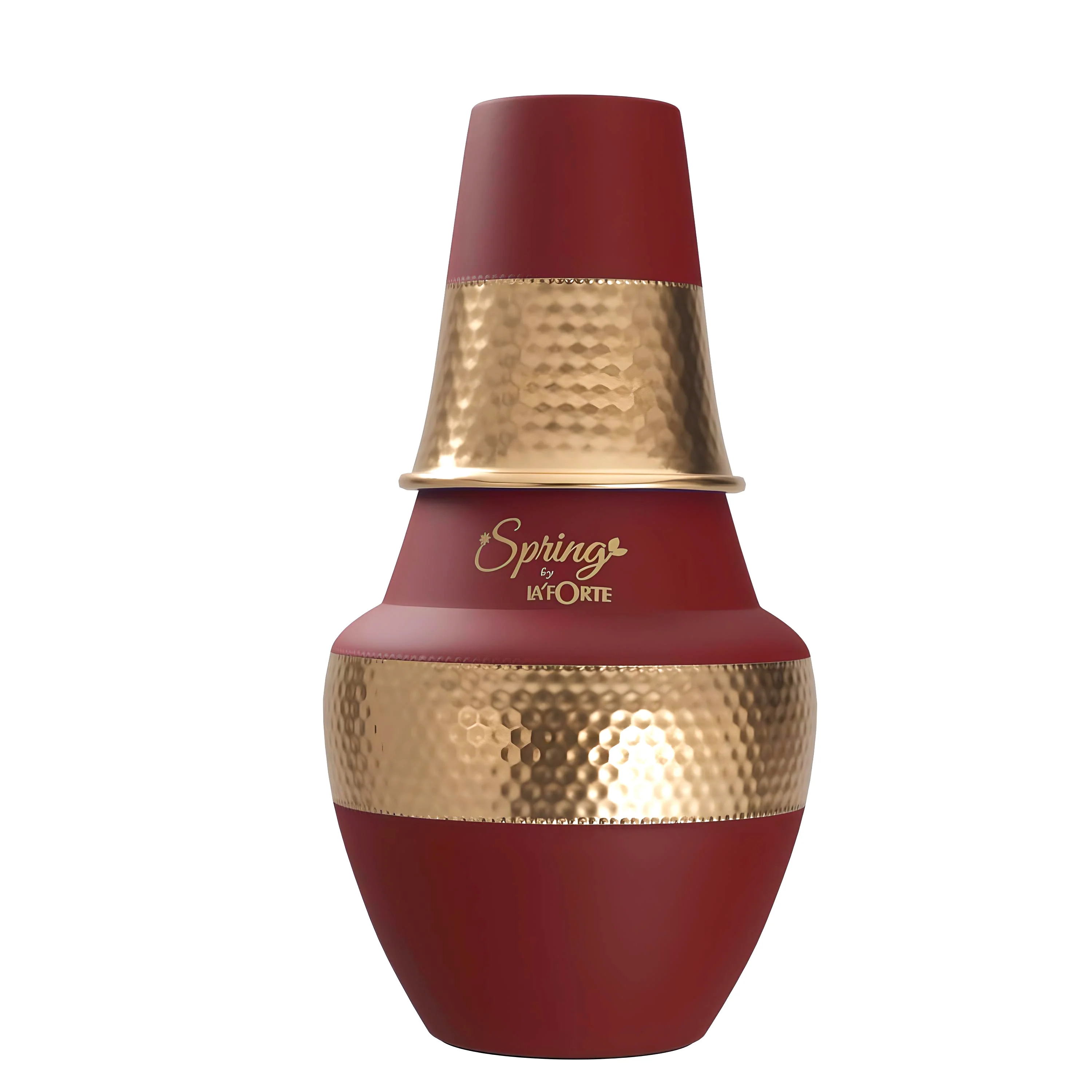 LA'FORTE Copper Bottle Venus Jar 1400 ml (Sea Green)