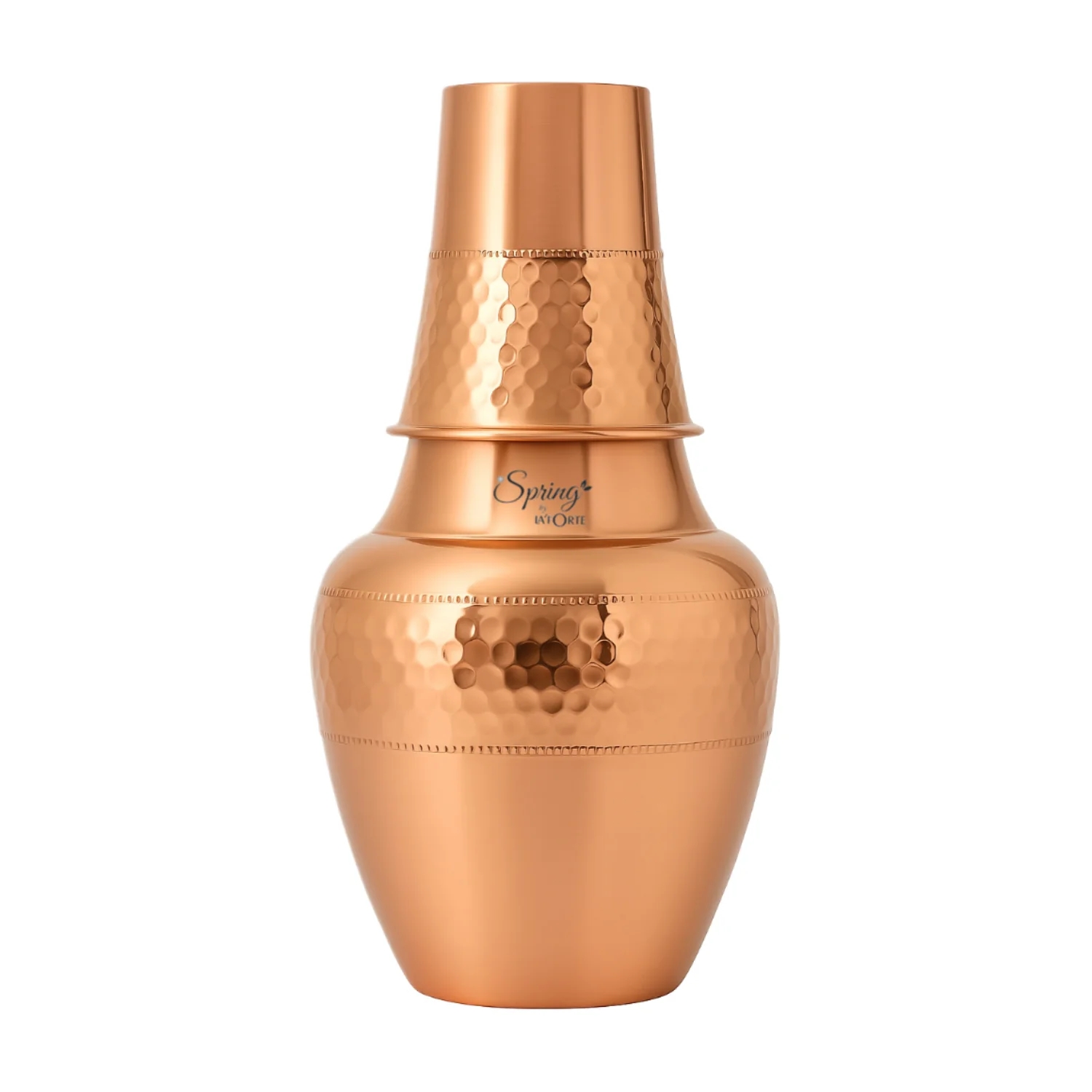 LA'FORTE Copper Bottle Venus Jar 1400 ml (Sea Green)