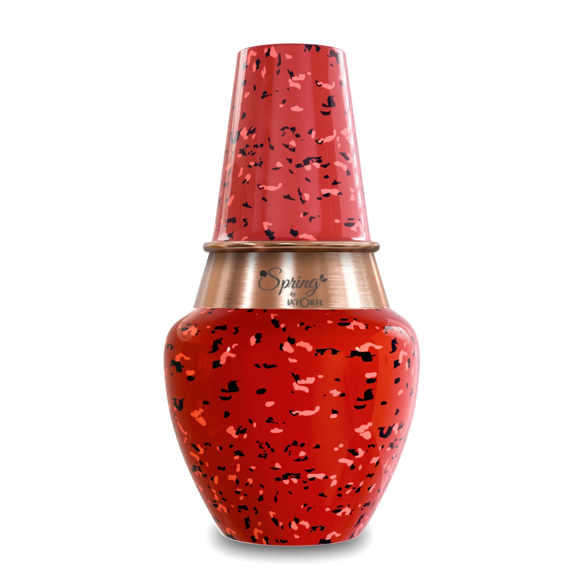 LA'FORTE Copper Bottle Venus Jar 1400 ml (Ruby Red)