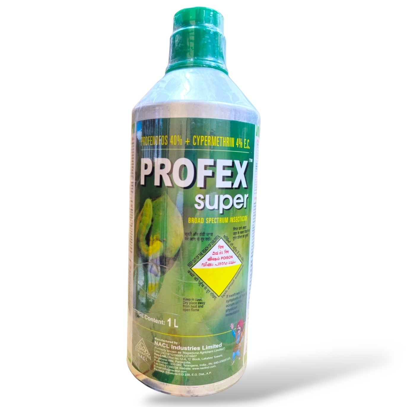 Nagarjuna Profex Super Insecticide (Profenofos 40% + Cypermethrin 4% E.C.)
