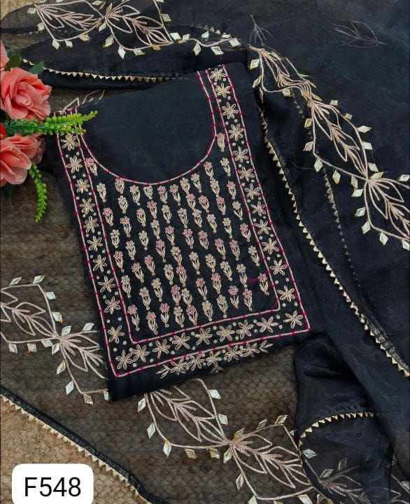 ORGANZA UNSTITCHED SUITS