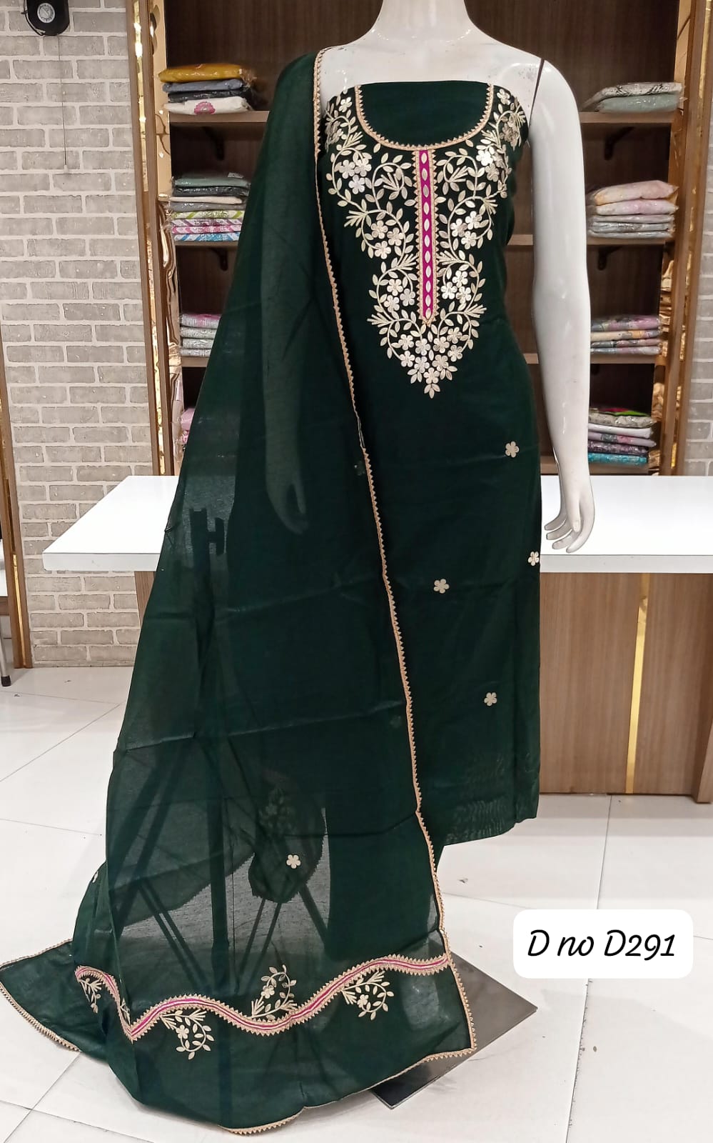CHANDERI SILK PARTY WEAR SUITS
