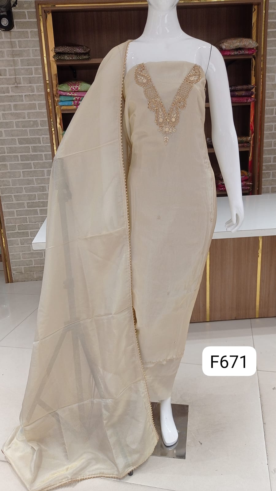 SOFT SILK DRESS MATERIAL PARTY WEAR