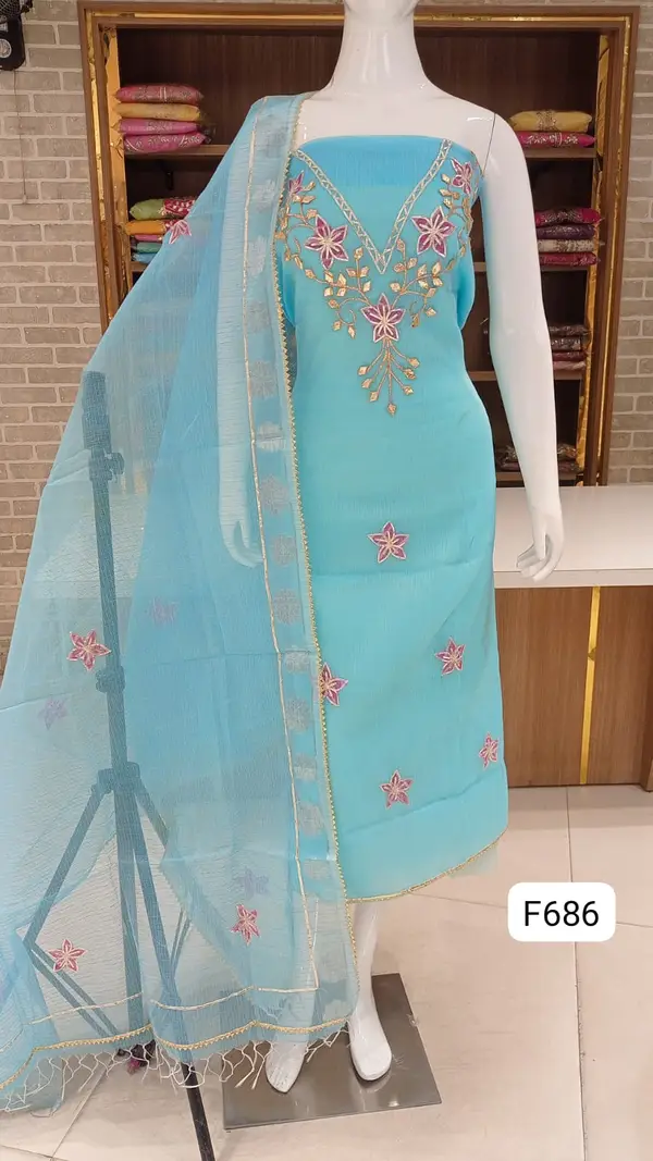 Kota beautiful embroidery suits